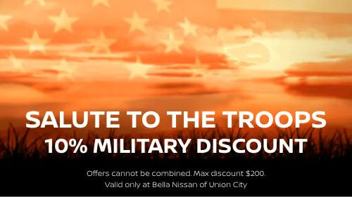 Coupon for SALUTE TO THE TROOPS 10% MILITARY DISCOUNT